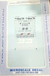 Microscale 60-515 50' Airslide Hoppers: Rio Grande, C&n, Np Decal Set. Fixed Price $9.99.