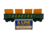 O/027 Gauge K-line K-6515 Reading Gondola With Loads. Fixed Price $14.99.