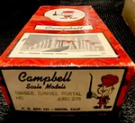 Campbell Timber Tunnel Portal Ho Scale Kit 351-275 Wood Metal Brown. Fixed Price $19.25.