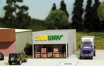 Subway Restaurant Plastic Building Kit 76X38X29MM 1/160 Scale Summit SW-003. Fixed Price $30.71.