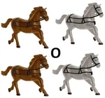 Scale Horses 4-PACK, LNL-1930280. Fixed Price $23.99.