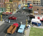 Walthers Cornerstone Series Kit Ho Scale Model Asphalt Street System Straight.... Fixed Price $28.33.