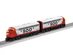 Lionel 2233830 Bto Soo Line Legacy F7 Aa Diesel Locomotive Set #2201A/#2201B. Fixed Price $831.99.