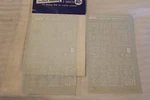 Ho Scale Letraset, Railroad Model Heralds K52/4/2 Dry Transfer Decals. Fixed Price $11.20.
