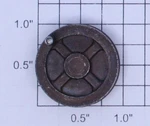 Lionel 6460-12 Gauge Crane Closed Spoke Handwheel (50). Fixed Price $100.00.