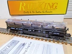 Mth-railking 3RAIL Ga #30-79257 Norfolk & Western Operating Car W/logs Mib. Fixed Price $39.99.