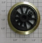 Lgb 22000-1 Metal Black Spoked Locomotive Wheel (10). Fixed Price $80.00.