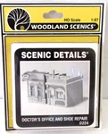 Woodland Scenics D224 Scale Doctor's Office & Shoe Repair Kit. Fixed Price $29.95.