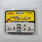 Woodland Scenics A2194 Bicycle Buddies Scale Figures New In Box. Fixed Price $17.50.