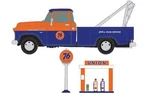 Classic Metal Works 40010 Ho Scale (1:87) 1955 Chevy Tow Truck With Gas Pumps Un. Fixed Price $24.99.