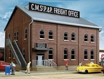 Walthers Cornerstone 933-2953 Ho Scale Brick Freight Office Kit. Fixed Price $38.99.
