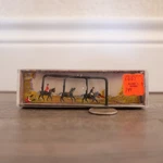 Merten Scale Jockeys 3 Figures On Horses 1007 Mounted Hunt #2. Fixed Price $25.00.