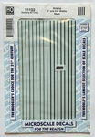 Microscale Ho Decal Black Stripes & 4-3/4 #91102 (old #87-110-2). Fixed Price $6.00.