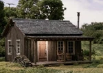 Woodland Scenics Scale Built & Ready Rustic Cabin Lighted BR4955. Fixed Price $41.64.