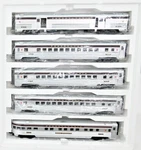 Mth Premier Pennsylvania 5-CAR 70 Abs Passenger Set Ribbed 20-6530. Fixed Price $400.00.