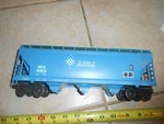 O/O-27 Lionel 17118 Adm 60029 Covered Grain Hopper. No Box.. Fixed Price $25.00.