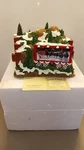 The Bradford Exchange Hawthorne Village Train Tunnel W/ Lighted Budweiser Sign. Fixed Price $94.98.