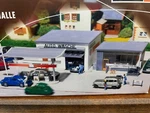 Gas / Fueling Station With Car Wash - Ho Scale 107 Pcs Plastic Kit Faller New. Fixed Price $99.95.