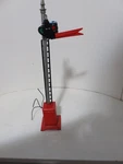 Lionel Prewar Standard Gauge 82N Semaphore Signal Red Base. Fixed Price $35.00.