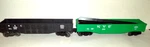 Postwar Lionel #6342 Nyc Green Culvert Gondola & Black 6462 Train Lot. Fixed Price $26.95.