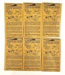 Gauge American Flyer Set Of Six (6) Original #26810 Pow-r-klip Sealed Packages. Fixed Price $30.00.