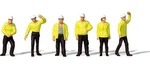 Industrial Workers - 6 Figures Set Ho/oo Gauge Merten 0212588. Fixed Price $20.57.