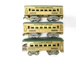 American Flyer 3171, 3172 Pullmans Tan, Teal Prewar O Gauge X8269. Fixed Price $59.00.