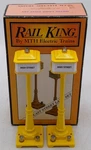 Mth 20-1028 Gauge Yellow Street Lamp Accessory (pair Of 2) Ex/box. Fixed Price $24.99.