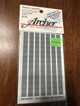 Archer Fine Transfers AR88036 1/48 Scale (o Gauge) 14 Resin Louvers On Decal. Fixed Price $17.95.
