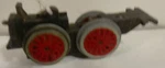 Vintage American Flyer Gauge Chassis For Franklin Oldtimer Loco W/ Red Wheels. Fixed Price $29.99.