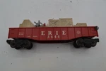 Lionel #3444 Erie Cop And Hobo Gondola. Fixed Price $35.00.