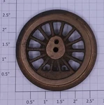 Lionel 400E-69 Bronze Spoked 2-3/4" Std. Gauge Steam Loco Gear Wheel. Fixed Price $15.00.