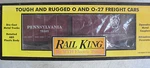 Mth Rail King Scale Pennsylvania Rounded Roof Box Car 30-7418 Miob. Fixed Price $30.69.