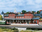 Neupreussen Station Ho Gauge Auhagen 11380. Fixed Price $192.66.