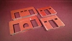 Prewar 126 Lionelville Station 4 Brick Tin-litho Walls. Fixed Price $12.95.