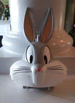 Rare Playmates 1997 Looney Tunes Bugs Bunny Acme Head Case Set !. Fixed Price $119.99.
