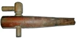 Antique 9" X 4 1/2" Acme Wooden Barrel Bung Keg Spout Czechoslovakia. Fixed Price $9.23.