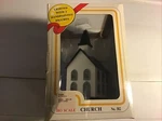 Ho Scale Church, Model Power No. 582 Lighted With Figures Box. Fixed Price $9.99.