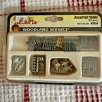 Woodland Scenics A1854 Accents Assorted Skids Set Ho Scale "scenery" New. Fixed Price $11.99.