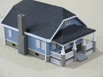 Bungalow House Or Scale Building Scenery Kit White & Paintable!. Fixed Price $27.95.