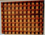 The Wood Doctor Cutting Boards, Handmade Optical Illusion, End Grain. Fixed Price $79.50.