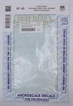 Microscale 87-63 Ho Union Pacific Steam Locomotives Decal Sheet. Fixed Price $10.86.