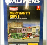 Walthers Cornerstone Merchants Row Town Shop Building Set Scale 933-3850 New. Fixed Price $35.87.