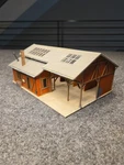 Vollmer #54265 Railroad Warehouse With Office And Storage Fully Built. Fixed Price $49.99.