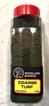 Woodland Scenics #785-1365 Coarse Turf Dark Green Shaker (open). Fixed Price $15.00.