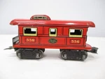 Marx Train 556 Nyc Caboose Red, 8 Wheel Frame Prewar Gauge X7037. Fixed Price $20.00.