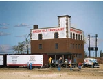 Walthers Cornerstone Ho Scale Building/structure Kit Brook Hill Farm Dairy. Fixed Price $23.99.
