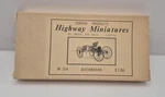 Jordan Products Highway Miniatures W-104 Buckboard Ho Scale (B221). Fixed Price $15.00.