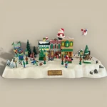 Vtg Trendmasters Main Street Parade Christmas Read Store Display Music Lights. Fixed Price $127.49.