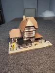 Kirbri Scale #39364 Kottenforst Bahnhof Station W Figurines Iluminated Built. Fixed Price $169.99.